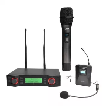 DNA Professional VM Dual Vocal Head Set - Sistema de microfone sem fios