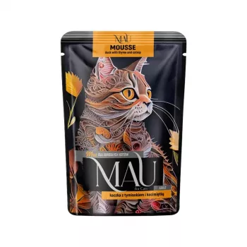DOLINA NOTECI MAU mousse pato com tomilho e erva-gateira - comida húmida para gatos - 85g