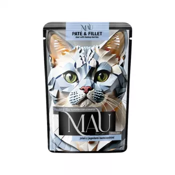 DOLINA NOTECI MAU patê e filete esterilizado veado com madressilva - comida húmida para gatos - 85g