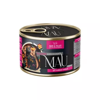 DOLINA NOTECI MAU patê e filete Sterilised ganso com coelho e framboesas - comida húmida para gatos - 185g