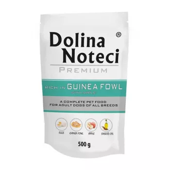 Comida húmida premium Dolina Noteci para cães com galinha-d'angola e maçã 500g