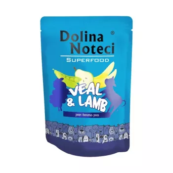 Dolina Noteci Superfood vitela e borrego comida húmida para cães 300 g