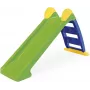 DOLU Green Slide 3031 – Escorrega infantil de 3 níveis com degraus largos e corrimãos, interior/exterior, capacidade de carga 25 kg