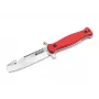 Faca de resgate Dönges Expert Fire Knife 02DG001 com quebra-vidros e corta-cintos, preta