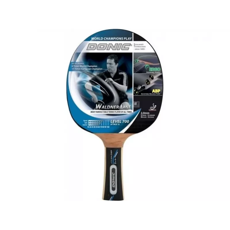 Donic Schildkröt Waldner 700 Raquete de ténis de mesa, multicolor