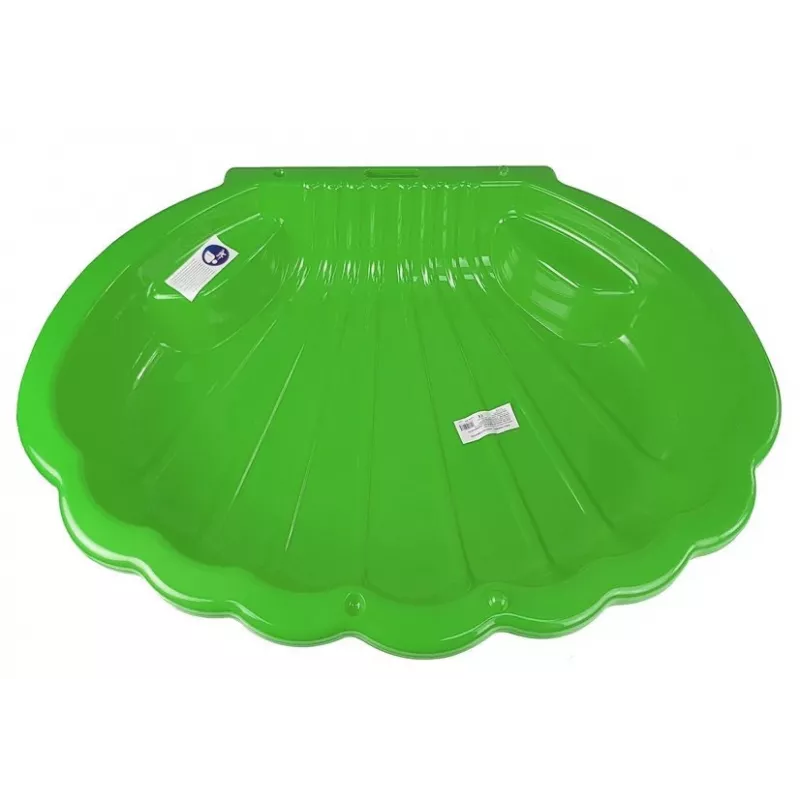 Piscina de areia DOREX para crianças 2em1 Shell verde 110cm