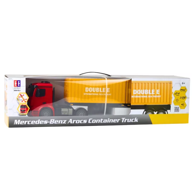 Double E Mercedes-Benz Arocs RC Camião Contentor 1:26