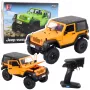 Double E RC Jeep Wrangler Rock Crawler Laranja 1:14 Veículo Todo-o-Terreno Telecomandado