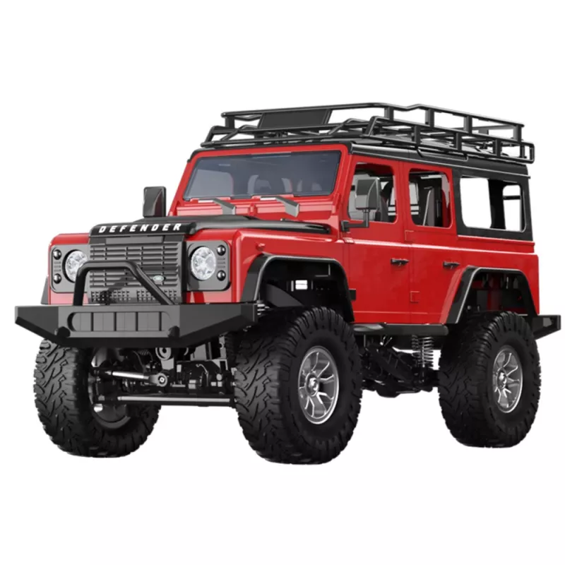Veículo todo-o-terreno telecomandado Double E RC Land Rover Defender 90 Vermelho 1:14