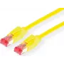 DRAKA Cabo de rede S/FTP Cat.6A, 15 m, amarelo, LSZH, 10G, PoE++ (21.05.2152)