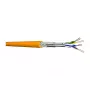 Cabo de dados DRAKA UC1500 MM SS/23 4P 6F CAT7 FRNC-C 1000 m Tr. 4x2 AWG23