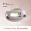 Dreame AHR01-GOLD Aparelho de Depilação a Luz Pulsada Nova Gold com 990.000 Flashes, 5 Níveis de Energia, Filtro UV, com fio