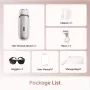 Dreame AHR01-GOLD Aparelho de Depilação a Luz Pulsada Nova Gold com 990.000 Flashes, 5 Níveis de Energia, Filtro UV, com fio