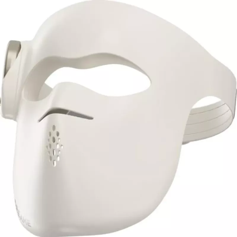 Máscara facial LED 3D DREAME Chrona - fototerapia de 7 cores, 180 LEDs, controlo por app, bege
