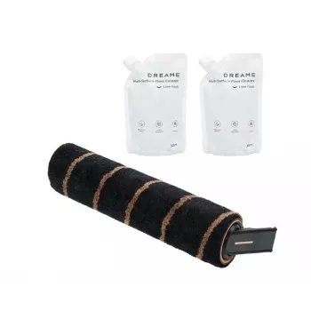 DREAME Conjunto de Limpeza para V18S Aqua / Z10S St / Z30S St / U / R20 U/UA – Conjunto de Acessórios de 8 Peças para Aspirador Robô com Escova Rotativa, Escovas Laterais, Filtros HEPA, Panos de Limpeza, Ferramenta de Limpeza