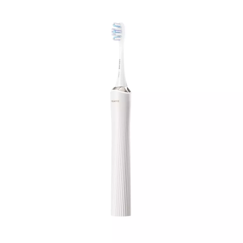 Dreame Sonic Vibration Escova de dentes elétrica NB01 Set branco com 5 modos, sensor de pressão, estojo de viagem – 40.000 VPM, IPX7