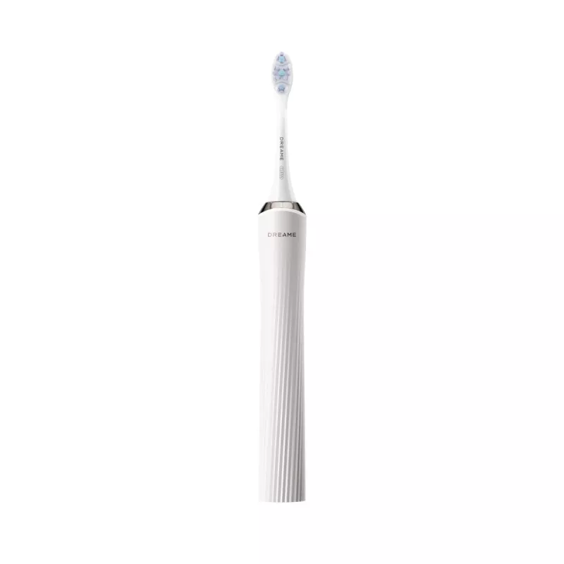 Dreame Sonic Vibration Escova de dentes elétrica NB01 Set branco com 5 modos, sensor de pressão, estojo de viagem – 40.000 VPM, IPX7