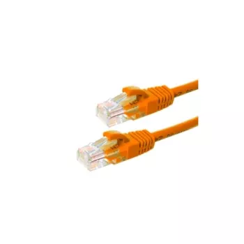 DSIT cabo de rede patch CAT5e U/UTP, 10 m, laranja, 100% cobre, RJ45, Gigabit Ethernet
