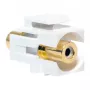 Caixa de montagem Keystone vazia de sobrepor DS-IT, 1 porta, branco puro (DS-KC-MB1)