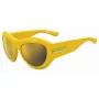 Óculos de sol quadrados de acetato para homem DSQUARED2 D2-0072-S-40G Havana Brown Gradient 59mm