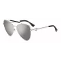 Óculos de sol de mulher DSQUARED2 D2-0093-S-10 armação quadrada em acetato preta lentes cinzentas 60/17/140 mm