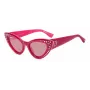 DSQUARED2 óculos de sol para mulher D20092NSMU1 - armação angular em acetato, proteção UV400, 51 mm lente