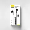 Auscultadores intra-auriculares com fios DUDAO Hi-Fi X3C+ com microfone, 1,2 m, preto