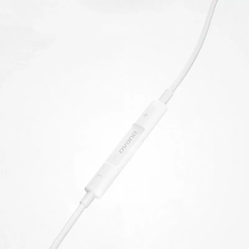 Dudao Auscultadores In-Ear com Conector Lightning Branco