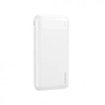 Powerbank Dudao K18-1W 10000mAh branca USB-A / USB-C / Micro USB