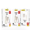 Dudao Cabo adaptador OTG L15T USB 2.0 para USB Type-C, cinzento, 15 cm