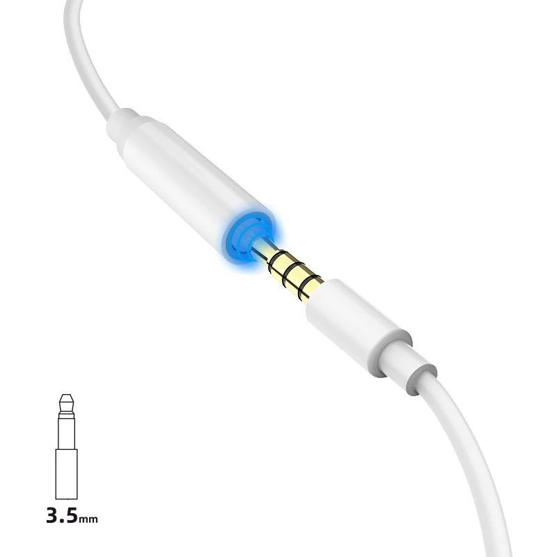 Dudao Adaptador de áudio L16i Lightning para 3,5 mm branco