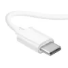 Dudao USB Type-C Connecto Auscultadores estéreo Novo design ergonómico de tampões X3C branco
