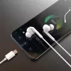 Auscultadores intra-auriculares Dudao X3C+ Hi-Fi 1,2 m branco