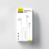 Auscultadores intra-auriculares Dudao X3C+ Hi-Fi 1,2 m branco