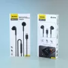 Dudao X3C Auscultadores com fios in-ear USB-C 1,2m - pretos
