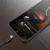 Dudao X3C Auscultadores com fios in-ear USB-C 1,2m - pretos