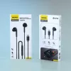 DUDAO X3C Auscultadores com fios USB-C in-ear 1,2 m - preto
