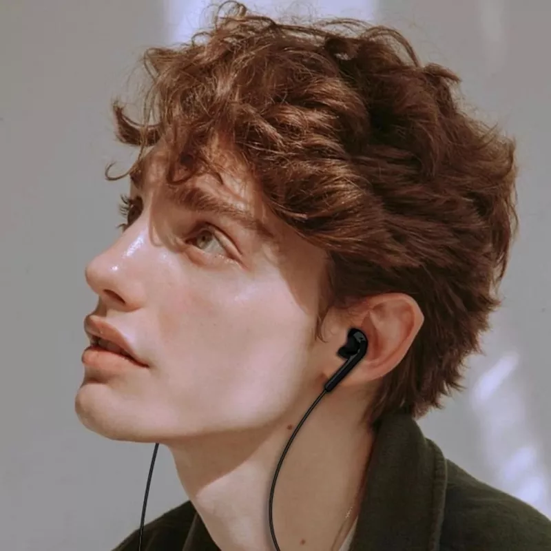 DUDAO X3C Auscultadores com fios USB-C in-ear 1,2 m - preto