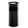 Cesto de lixo redondo de metal DURABLE 3330-01, 17 L, prateado