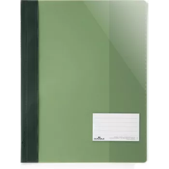 DURABLE A4+ Pasta de visualização com janela de identificação, Transparente, pack de 25 269005