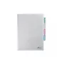 DURABLE bolsa organizadora de documentos A4 com 3 compartimentos, transparente, pack de 5 231619
