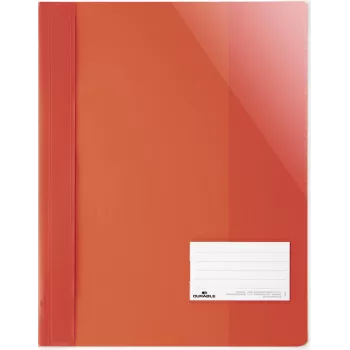 DURABLE A4+ Pasta de relatório com janela de identificação 90x57 mm, transparente, pack de 25 269003