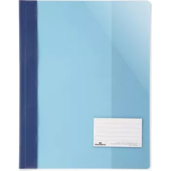DURABLE A4+ Pasta de relatório transparente com janela de identificação, 90 x 57 mm, pack de 25 269006