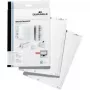 Etiquetas de inserção DURABLE BADGEMAKER® 60 x 30 mm, branco, 200 etiquetas (A4, 20 folhas) 145102