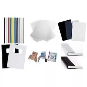DURABLE Barras de encaixe A5 5 mm, pack de 100, transparente 291119