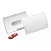DURABLE CLICK FOLD porta-crachás magnético 90x54 mm, transparente, pack de 10 (821519)