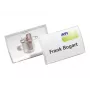 DURABLE CLICK FOLD Porta-nomes 40x75 mm com Combi Clip, pack de 25 821119