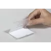 DURABLE CLICK FOLD Crachá com clipe, inserção 90x54 mm, transparente, pack de 25 821619