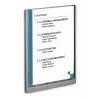 Durable Click Sign A4 Placa de porta vertical, grafite (486737)