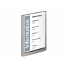 Durable Click Sign A4 Placa de porta vertical, grafite (486737)